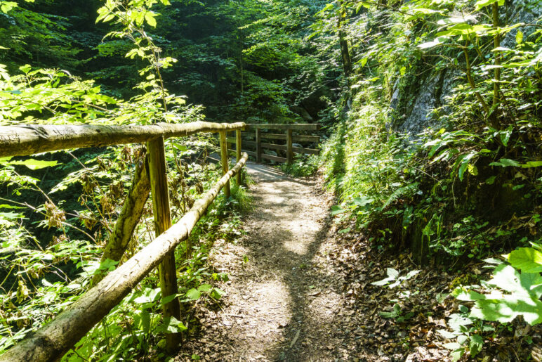 An der Brücke über den Fuchsluger Bach