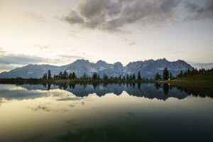 Das Kaisergebirge im letzten Licht