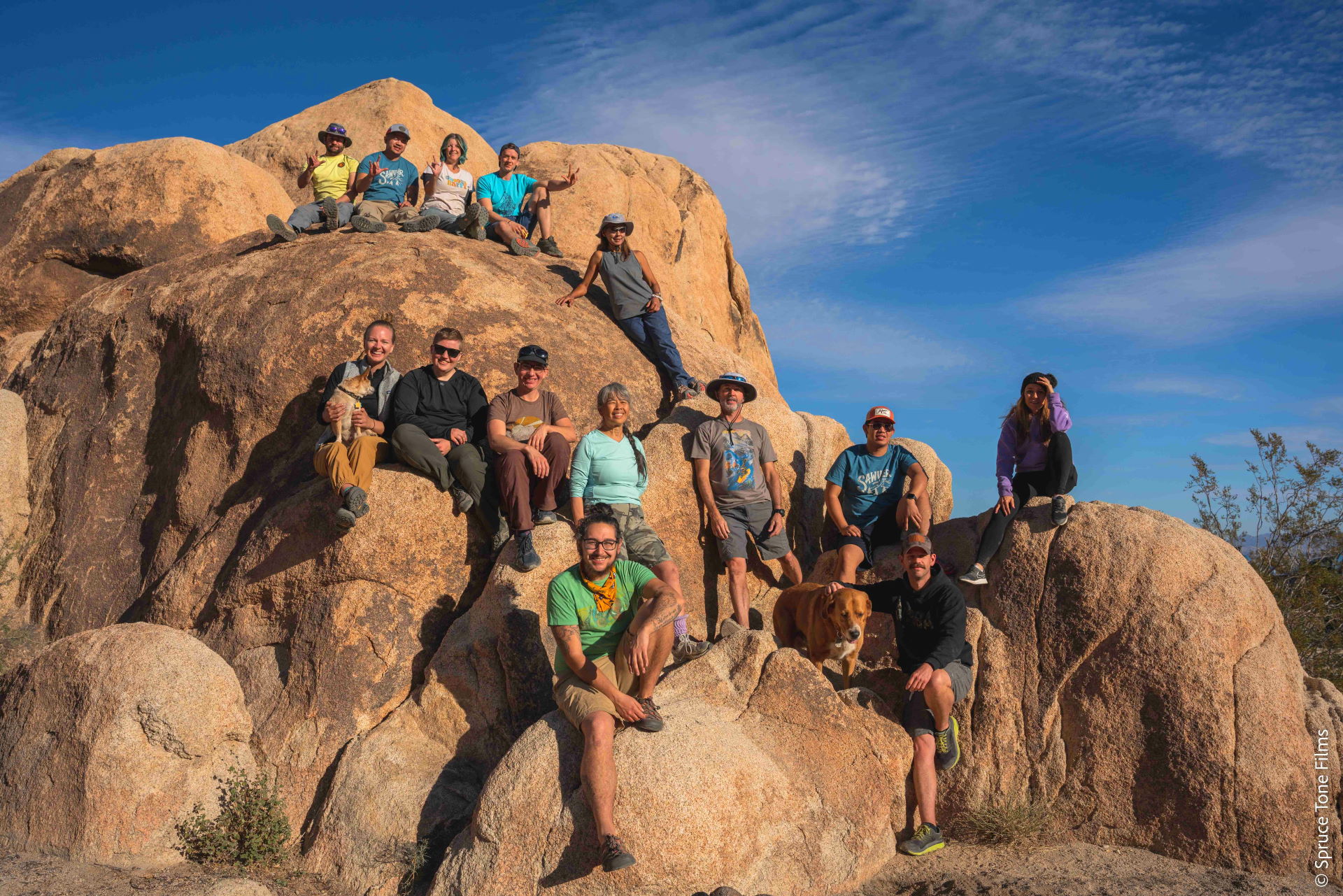 Die Klettergruppe im Joshua Tree National Park - Foto: Spruce Tone Films