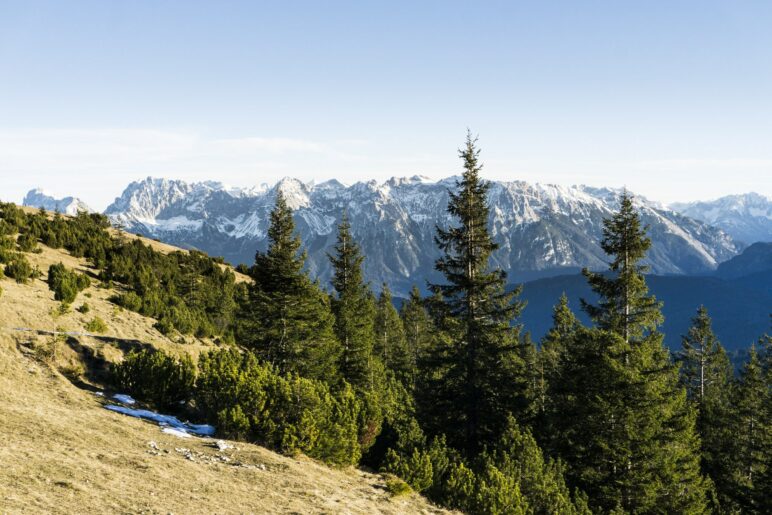 Ein letzter Blick zum Karwendel