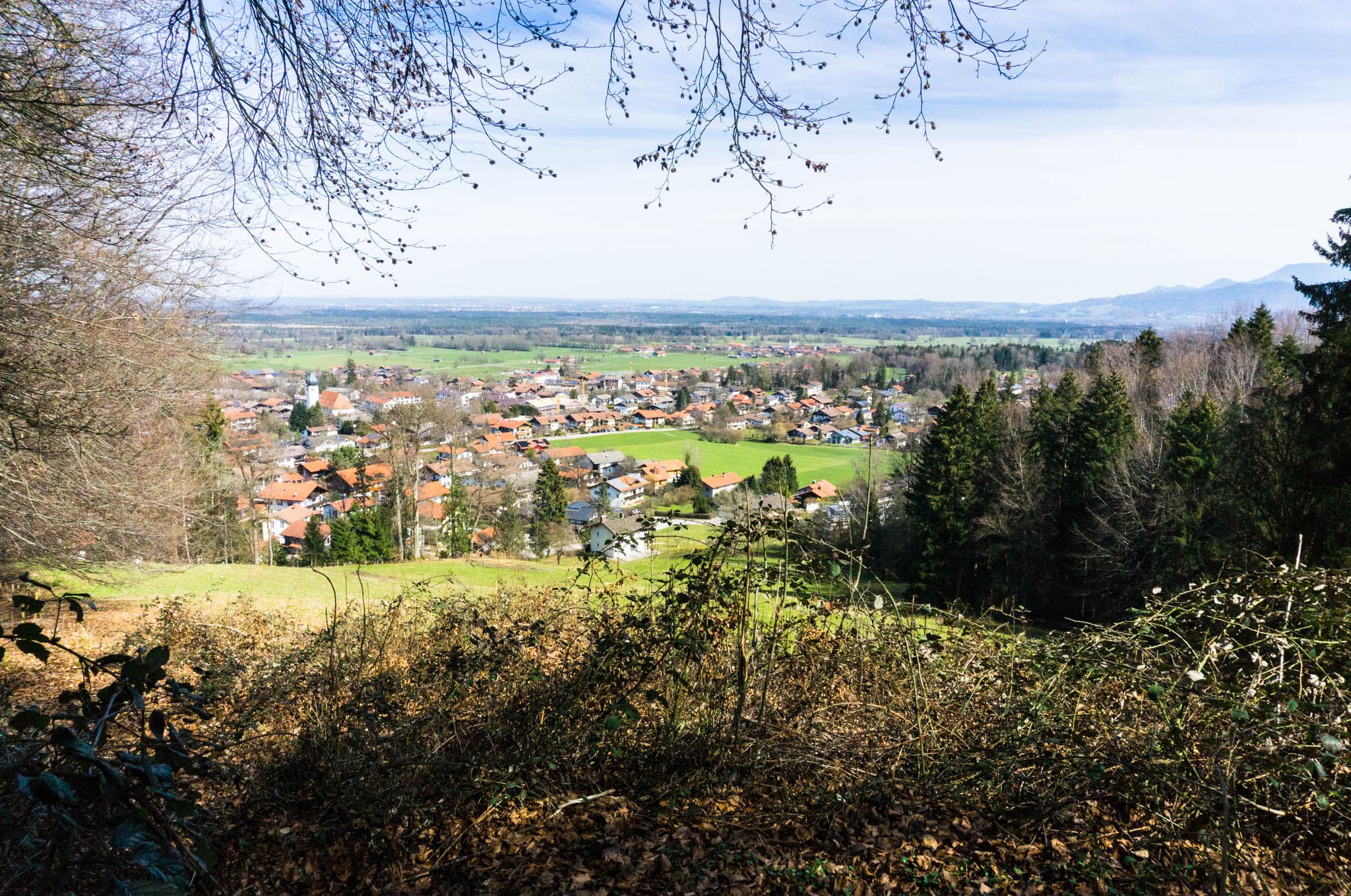 Eine schöne Aussicht auf Bad Feilnbach