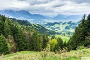 Kaiserblick von der Karspitze. Heute ohne Gipfel.