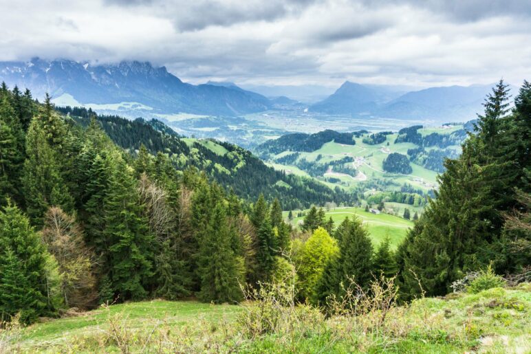 Kaiserblick von der Karspitze. Heute ohne Gipfel.