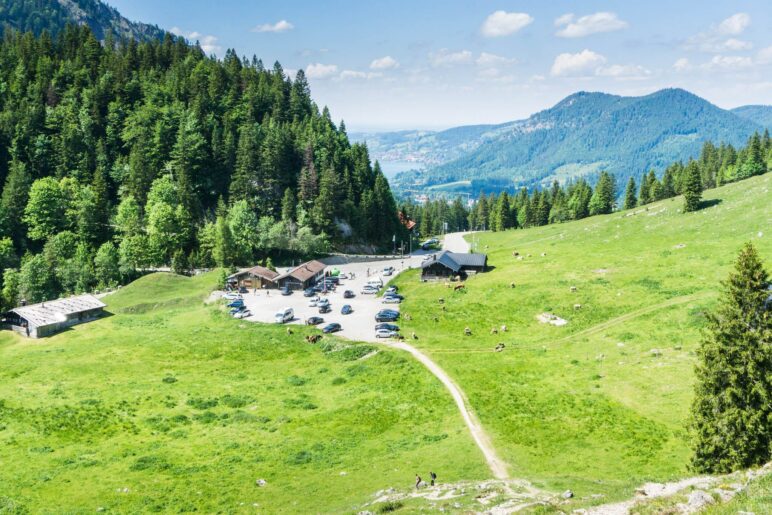 Auf den letzten Metern vor dem Spitzingsattel