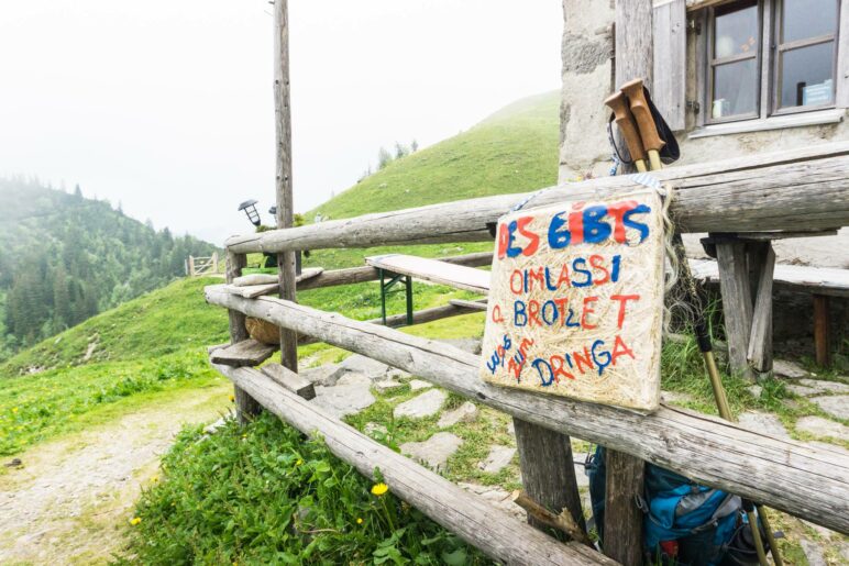 Die Speisekarte der Jäegerbauernalm