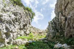 Im Klamml. Auf der Höhe des Klettersteig-Zwischenausstiegs