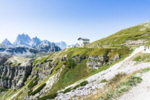 Blick zurück zur Auronzohütte