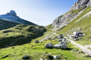 Auf der Bödenalpe, in Richtung zum Toblinger Knoten