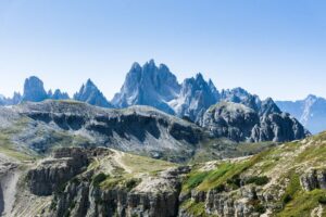 Cima Cadin, Torre Diavolo und de anderen Spitzen der Cadini-Gruppe