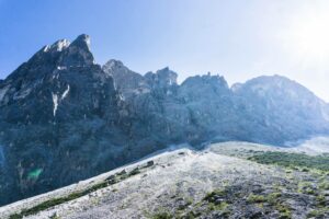 Im Altensteiner Tal, Blick zu den Oberbachernspitzen