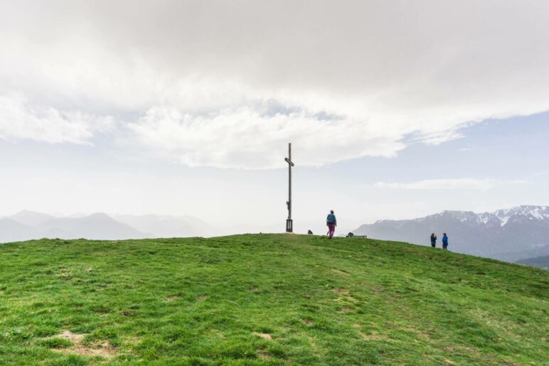 Auf den letzten Metern zum Heiglkopf-Gipfel