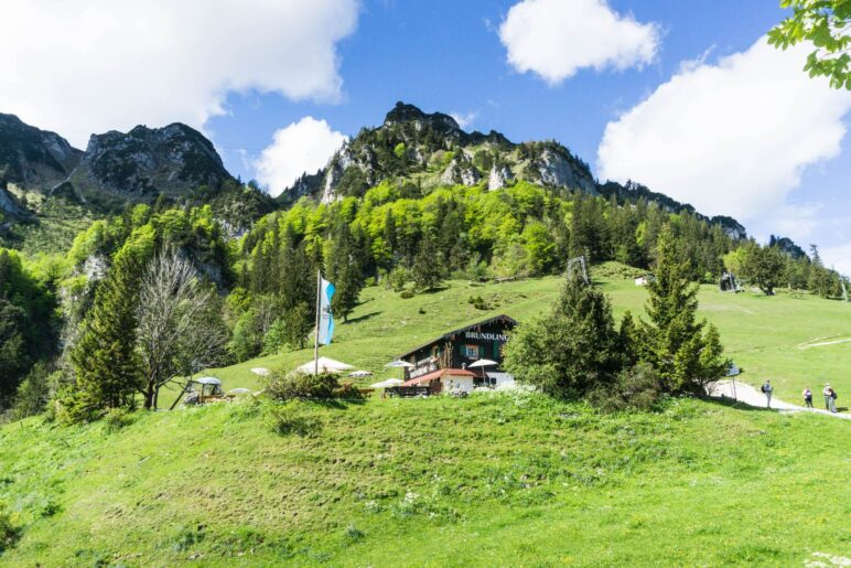 Kurz vor der Bründling-Alm