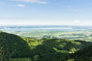 Der Chiemsee, vom Bründlingköpfl aus gesehen