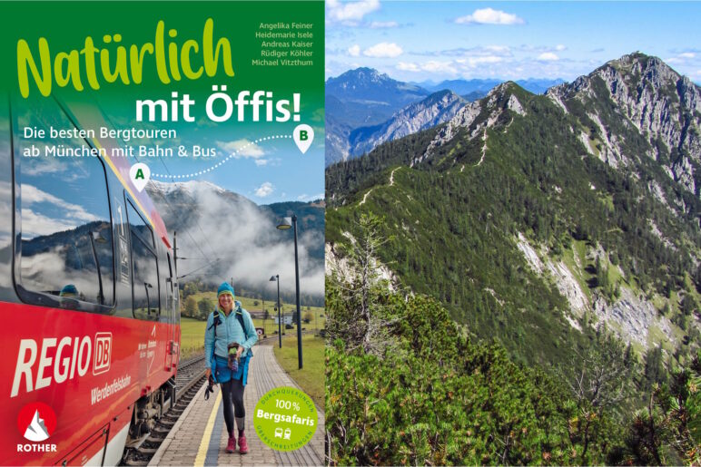 Natürlich mit Öffis - hier auf dem Gratweg vom Heimgarten zum Herzogstand