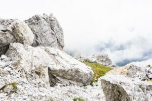 Ein kurzer Blick Richtung Pflerschtal, soweit es die Wolken zulassen