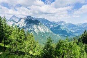 Karwendelblick vom Weg aus