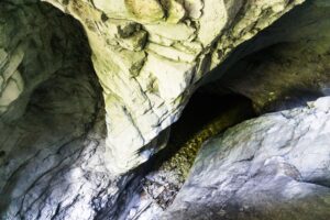 Mitten in der Vorderkaserklamm