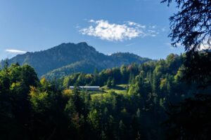 Der erste Blick auf die Geissalm