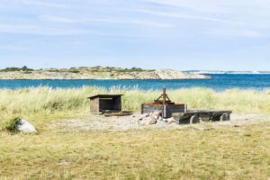 Ein Grillplatz auf Galterö