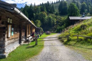 Sonnen- und Schattenplätze auf der Königsalm