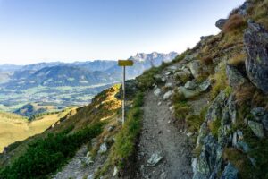 Ein toller Blick am Abzweig zu Henne und Reckmoos