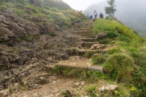 Zum Wildseeloderhaus geht es viele Treppenstufen hinauf