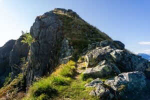 Ein Mini-Grat kurz vor dem Henne-Gipfel