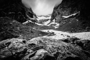 Der Blaueisgletscher. Schwindet schneller dahin als die Preise im Black Friday
