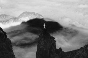 Das Kreuz am Gratweg zwischen Herzogstand und Heimgarten