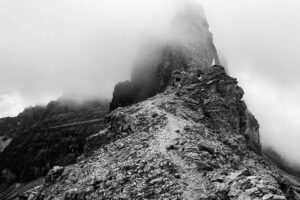 Auf der Pflerscher Scharte mit Blick auf das Goldkappl