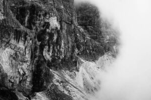 Der Pflerscher Tribulaun. Das rechts sind tatsächlich die Wolken, kein Filter oder Photoshop-Experiment