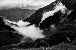 Immer gut, wenn man oberhalb der Wolken ist, die im Tal hängen, so wie hier im Sellrain