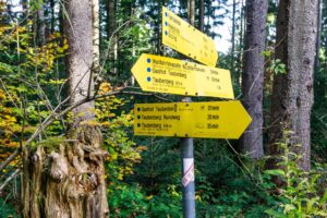 Noch zwanzig Minuten zum Gasthof Taubenstein