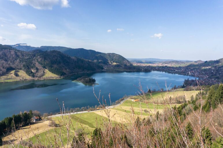 Ausblick vom Felssporn auf den Schliersee