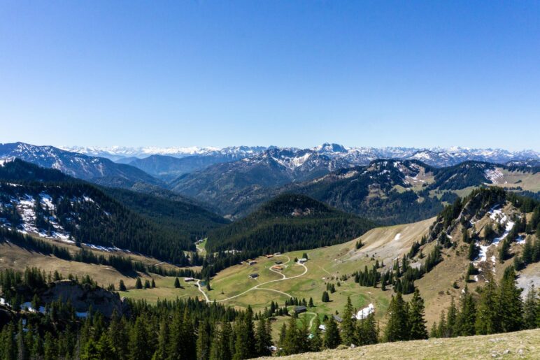 Großartiges Alpenpanorama vom Aufstiegsweg