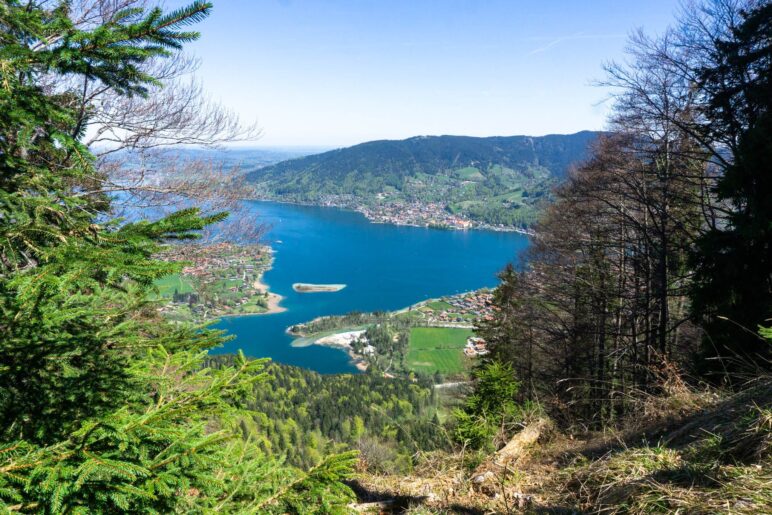 Noch ein toller Tegernsee-Blick. Jetzt ist es auch fast geschafft